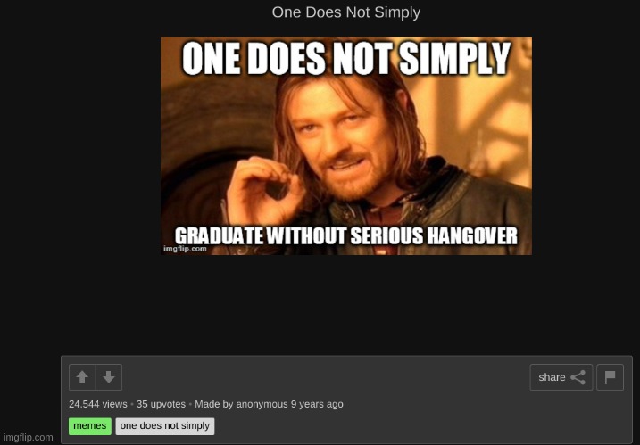 old ass meme. cool. https://imgflip.com/i/1zndg | made w/ Imgflip meme maker