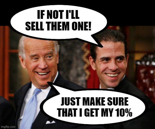 Hunter Biden Crack Head | IF NOT I'LL SELL THEM ONE! JUST MAKE SURE THAT I GET MY 10% | image tagged in hunter biden crack head | made w/ Imgflip meme maker