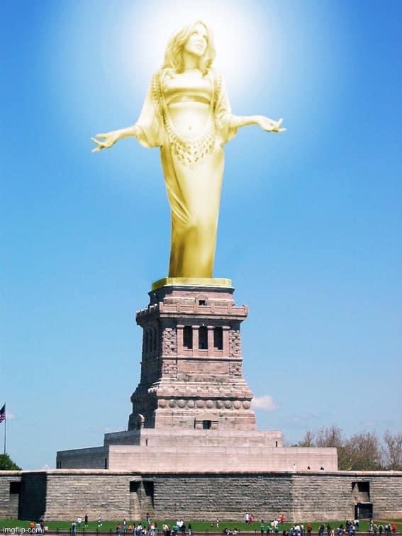 Kylie golden statue | image tagged in kylie golden statue | made w/ Imgflip meme maker