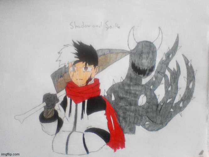 Shadow and Spike | image tagged in shadow and spike | made w/ Imgflip meme maker