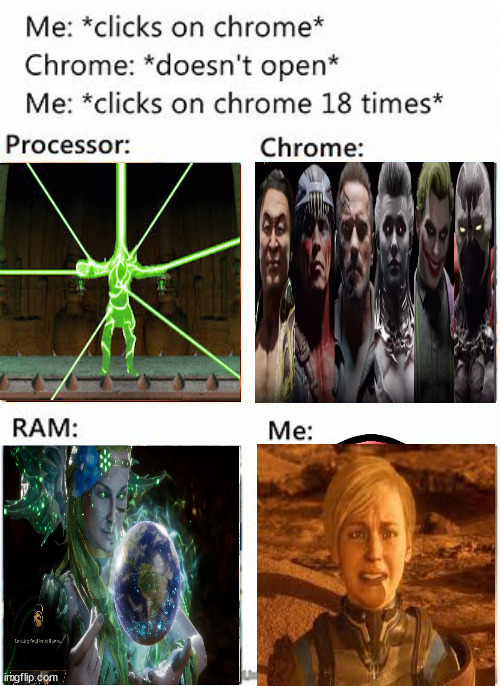 made a mortal kombat version couse why not | made w/ Imgflip meme maker