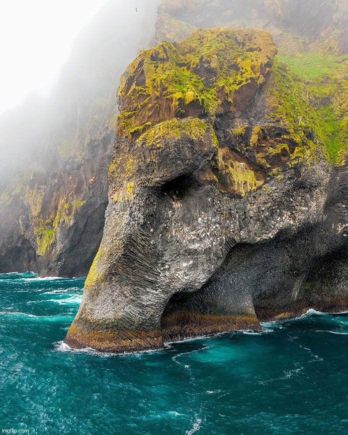 Elephant Rock Iceland | image tagged in awesome | made w/ Imgflip meme maker