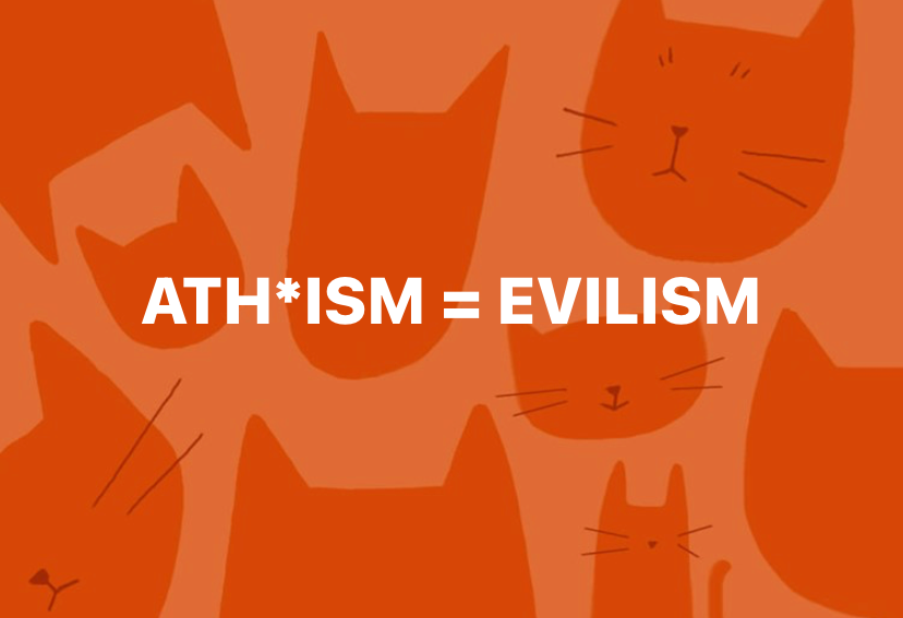 Atheism is evilism Blank Meme Template