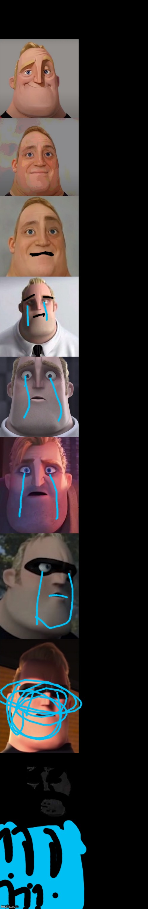 MR INCREDIBLE BECOMING SAD AND CONFUSED | image tagged in mr incredible becoming confused | made w/ Imgflip meme maker