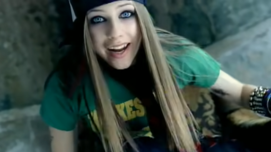 High Quality Avril Lavigne Skater Boy Blank Meme Template