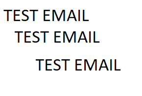 High Quality TEST EMAIL Blank Meme Template