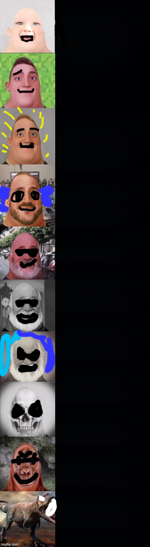 Mr Incredible becoming old and canny requested by BMOTheEeveeTrainer | image tagged in mr incredible becoming old | made w/ Imgflip meme maker