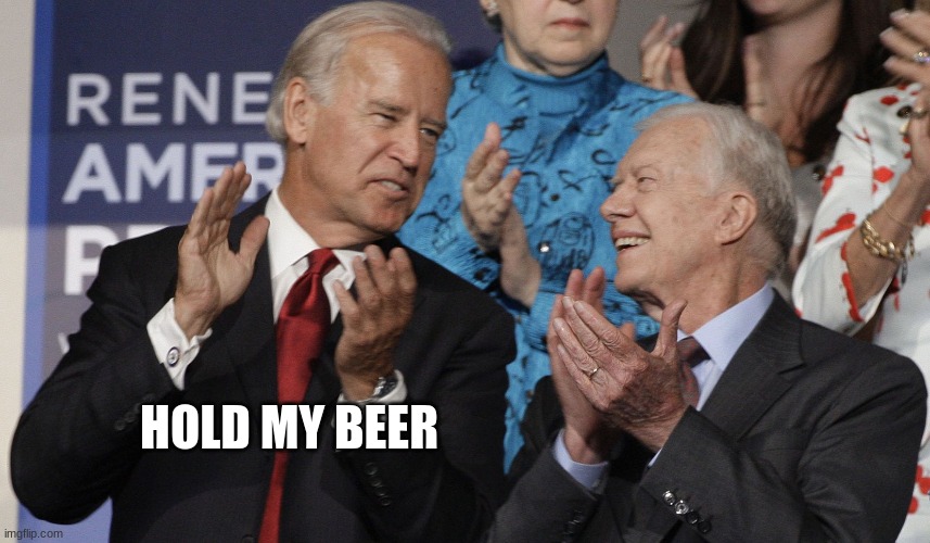 Inflation | HOLD MY BEER | image tagged in inflation,biden | made w/ Imgflip meme maker