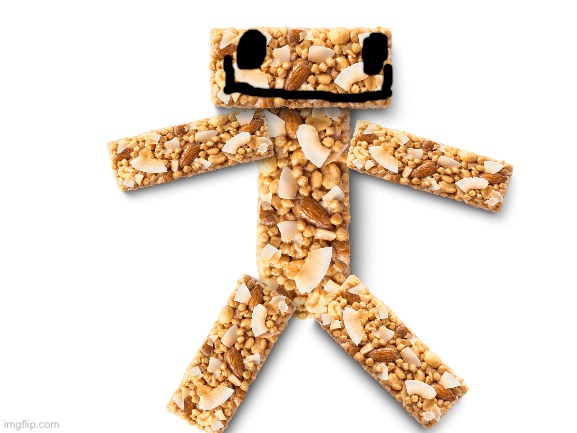 Granola bar man | made w/ Imgflip meme maker