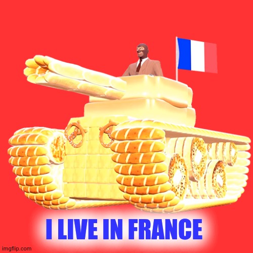 I'm a dark french mortal (I think I will post something with many many things about me) | I LIVE IN FRANCE | image tagged in la r sistance tf2 spy | made w/ Imgflip meme maker