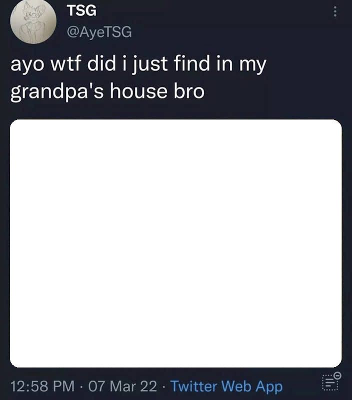 grandpas house Blank Meme Template