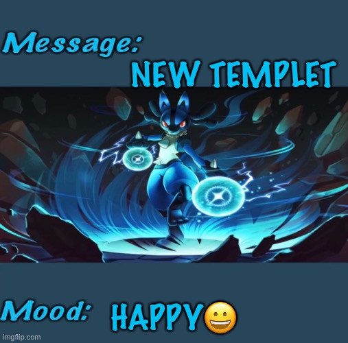 NEW TEMPLET; HAPPY😀 | made w/ Imgflip meme maker