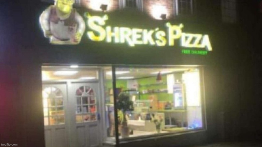MSMG News is brought to you by Shrek's Pizza | made w/ Imgflip meme maker