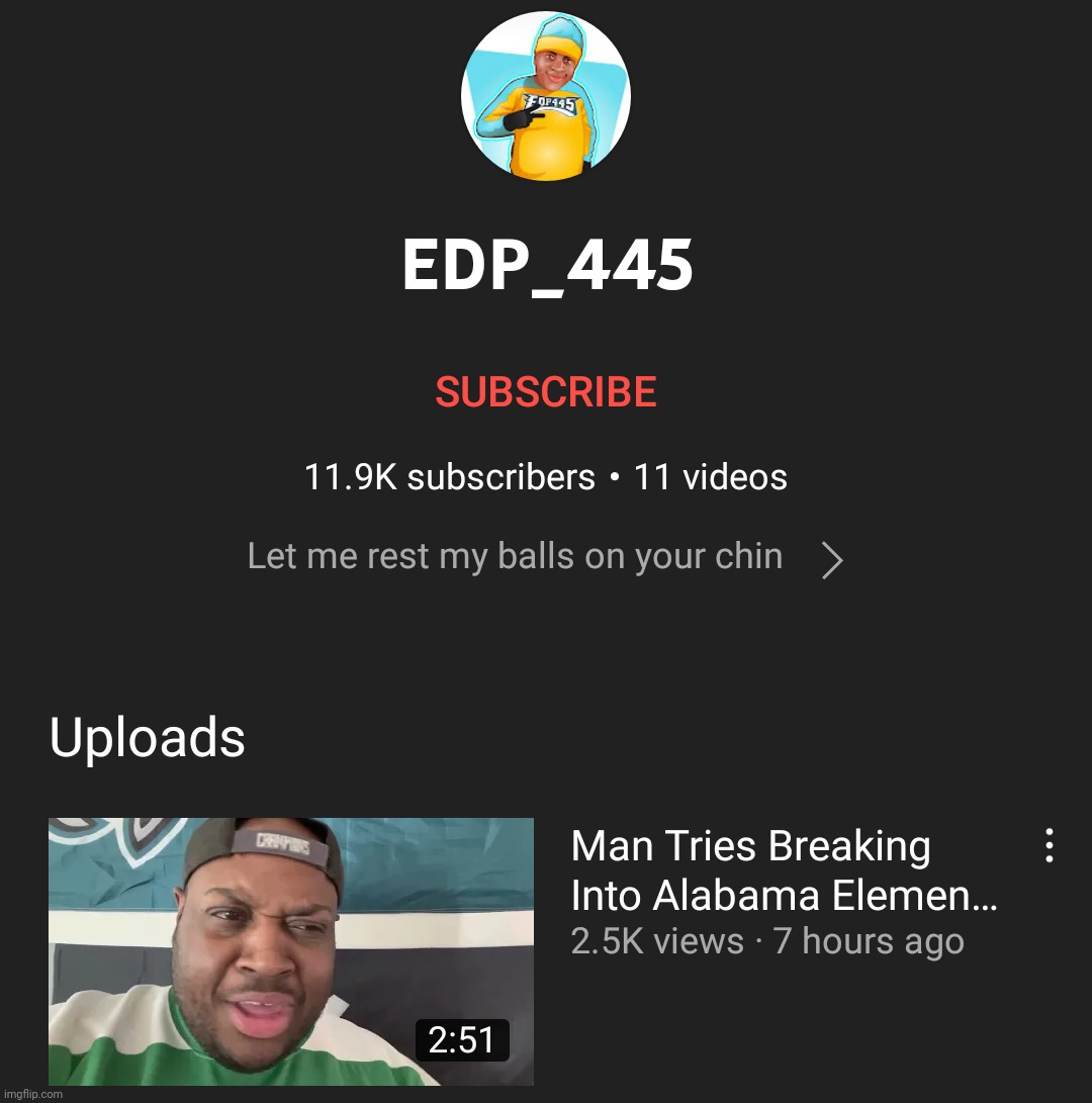 edp's back | made w/ Imgflip meme maker