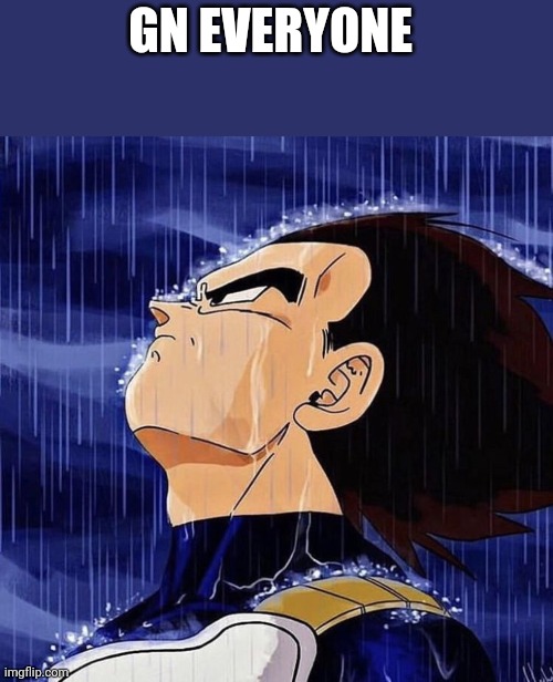 Vegeta | GN EVERYONE | image tagged in vegeta | made w/ Imgflip meme maker