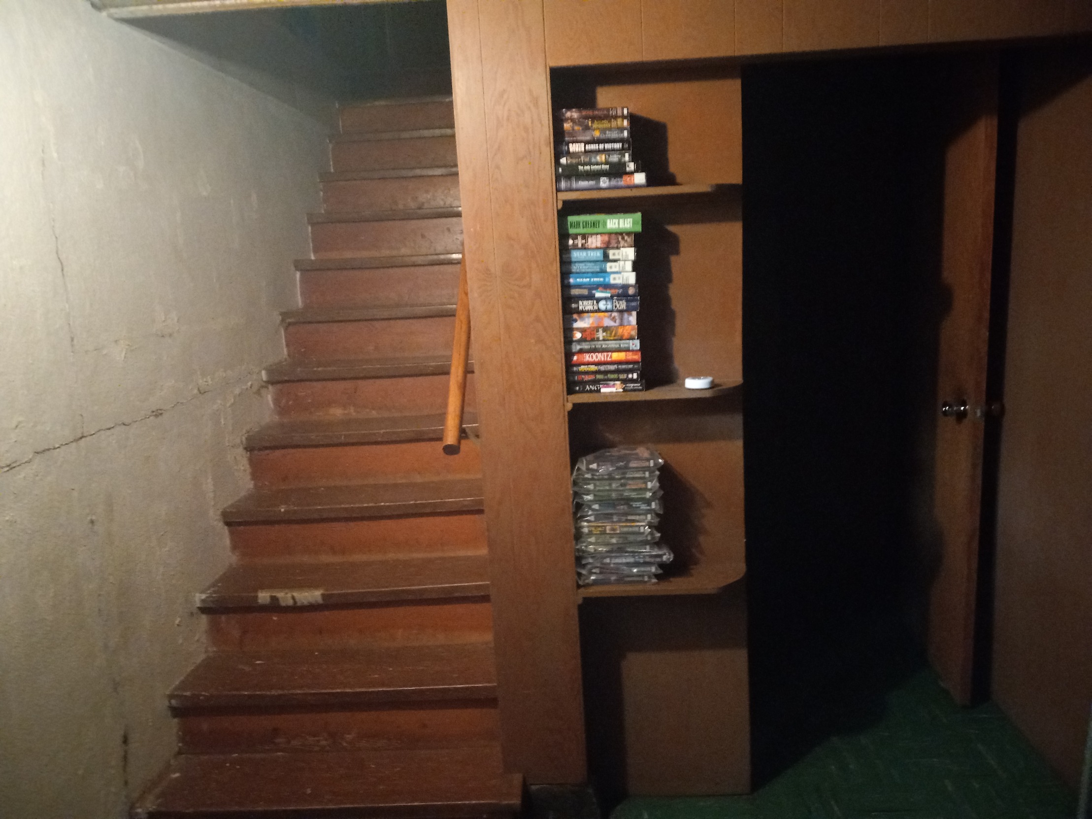 High Quality Creepy Staircase and Creepy Doorway Blank Meme Template