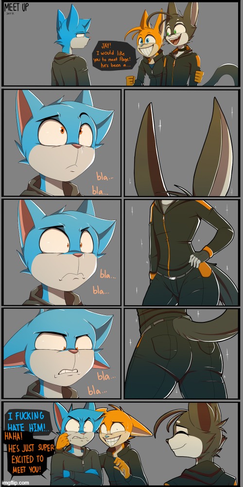 By Jay-R | image tagged in comics/cartoons,femboy,furry,cute,funny,dat ass | made w/ Imgflip meme maker