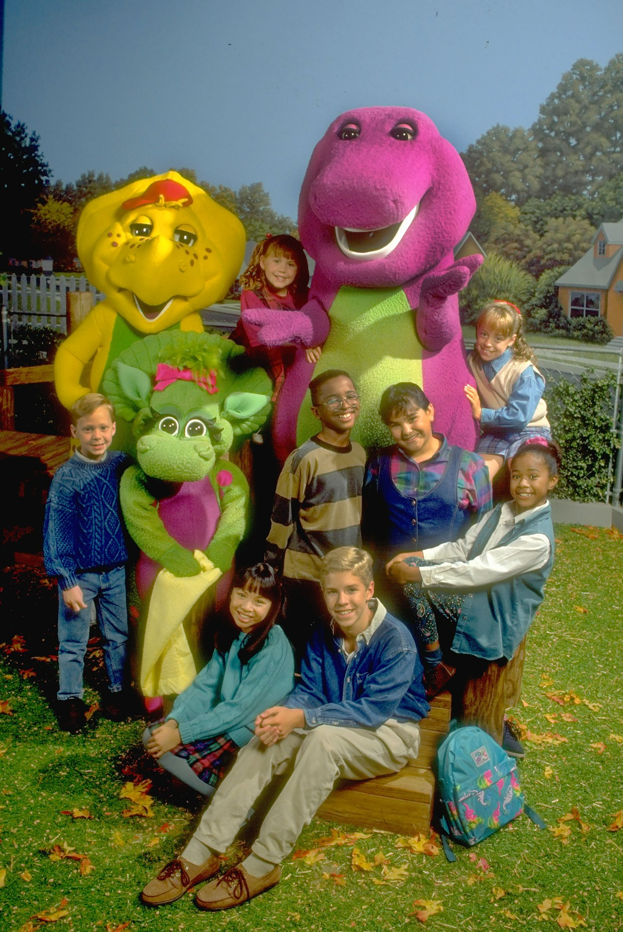 Barney and Friends Blank Meme Template
