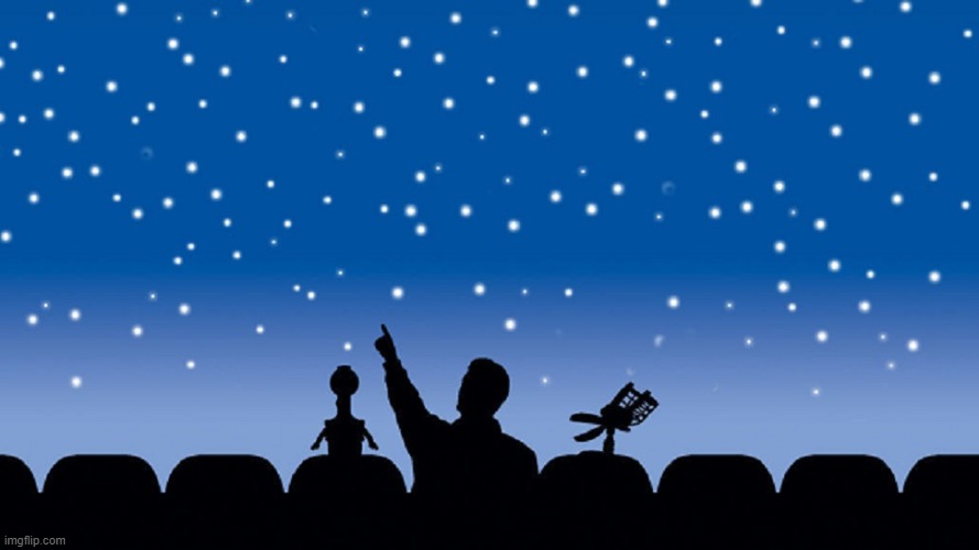 Mystery Science Theater 3000 Silhouette | image tagged in mystery science theater 3000 silhouette | made w/ Imgflip meme maker