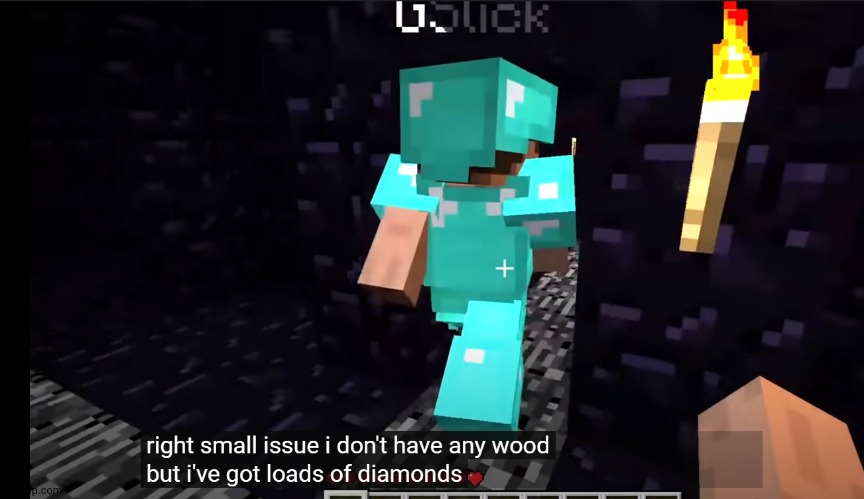 I don't have any wood but I have loads of Diamonds | image tagged in i don't have any wood but i have loads of diamonds | made w/ Imgflip meme maker
