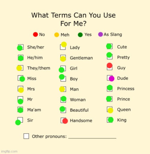 hello wonderful people :D | image tagged in pronouns sheet | made w/ Imgflip meme maker