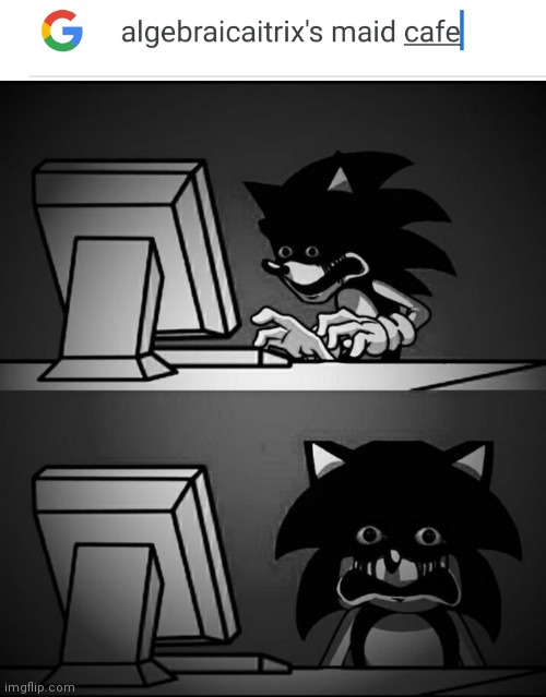 DON'T SEARCH IT! | image tagged in sonic computer | made w/ Imgflip meme maker