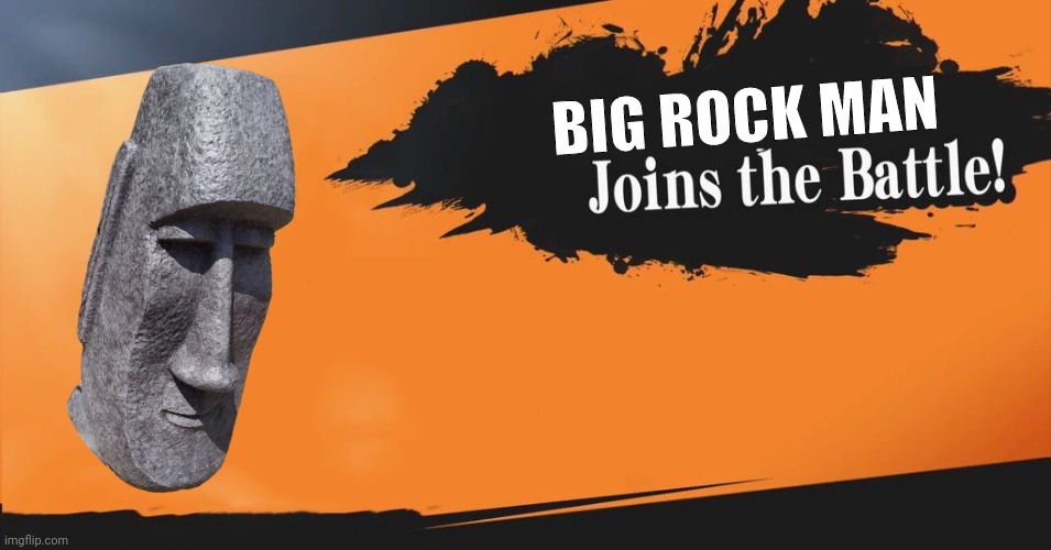 Smash Bros. | BIG ROCK MAN | image tagged in smash bros | made w/ Imgflip meme maker