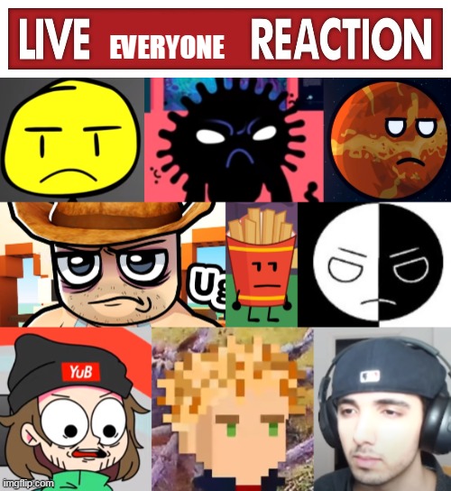 Image tagged in live x reaction Imgflip