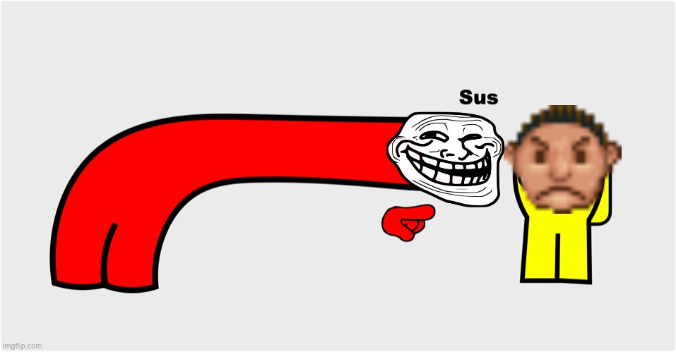 High Quality Among Us SUS Troll Face RollerCoaster Tycoon Blank Meme Template