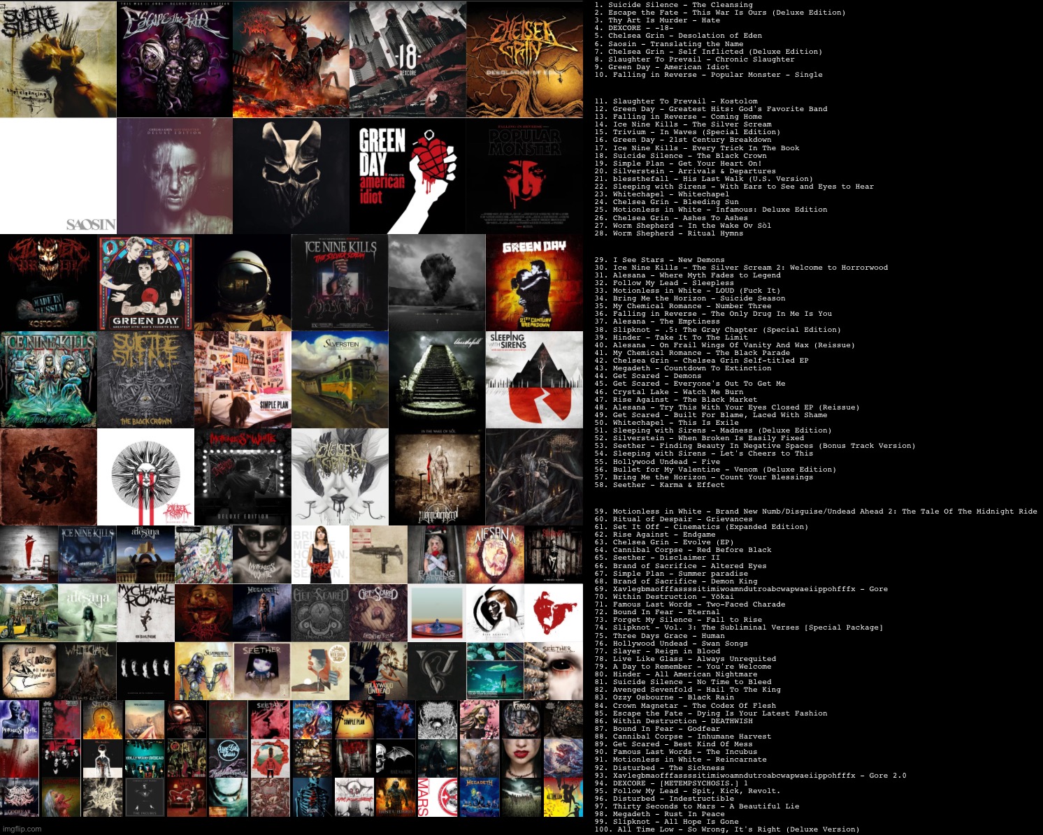 Trust me these bands make good music | image tagged in metal | made w/ Imgflip meme maker