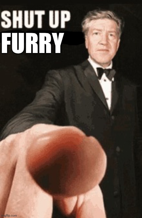 Shut up anime profile picture | FURRY | image tagged in shut up anime profile picture | made w/ Imgflip meme maker