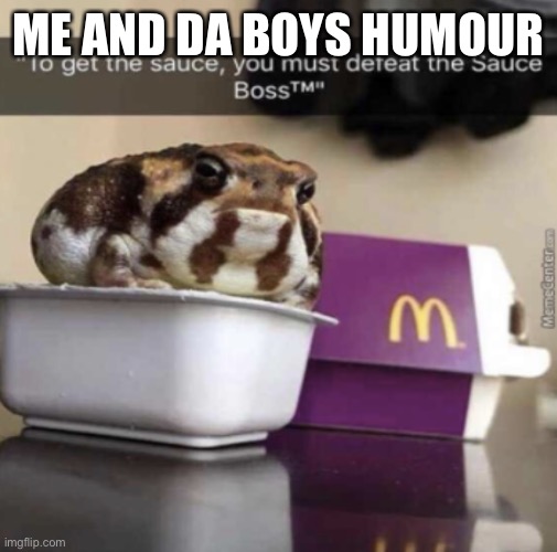 Mc Frog | ME AND DA BOYS HUMOUR | image tagged in mc frog | made w/ Imgflip meme maker