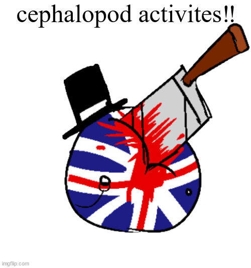 cephalopod activies!! | cephalopod activites‼ | image tagged in the average londoner | made w/ Imgflip meme maker