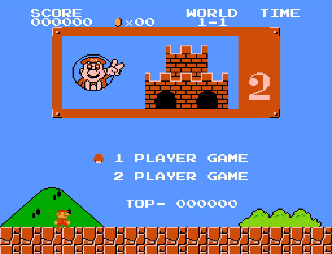 High Quality Mario Castle 2 bootleg! Blank Meme Template
