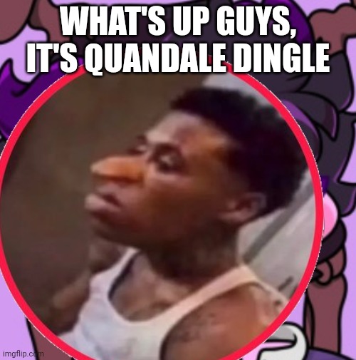 WHAT'S UP GUYS, IT'S QUANDALE DINGLE | made w/ Imgflip meme maker