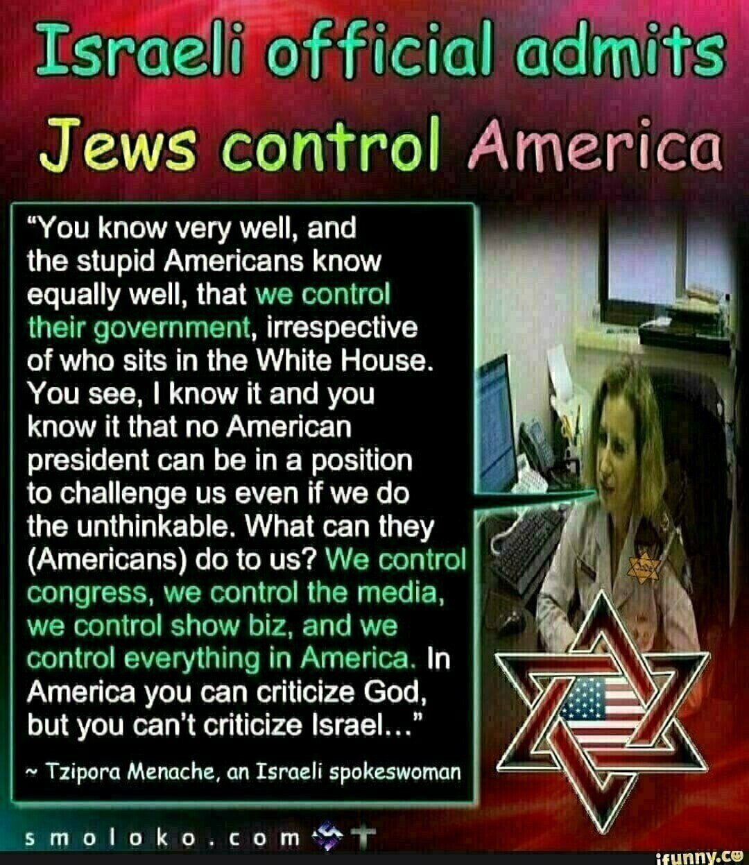 Jews control America Blank Meme Template