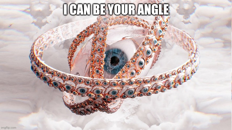 (YouTuber flamingo reference) | I CAN BE YOUR ANGLE | image tagged in biblically accurate angel | made w/ Imgflip meme maker