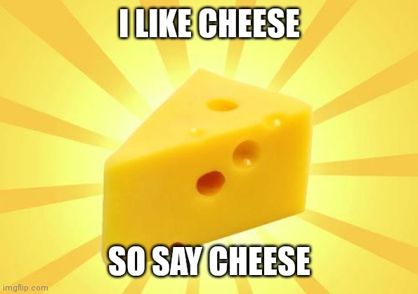 Your fbi sees you on camera so say cheese | I LIKE CHEESE; SO SAY CHEESE | image tagged in cheese time,memes,funny,cheese,dad joke | made w/ Imgflip meme maker
