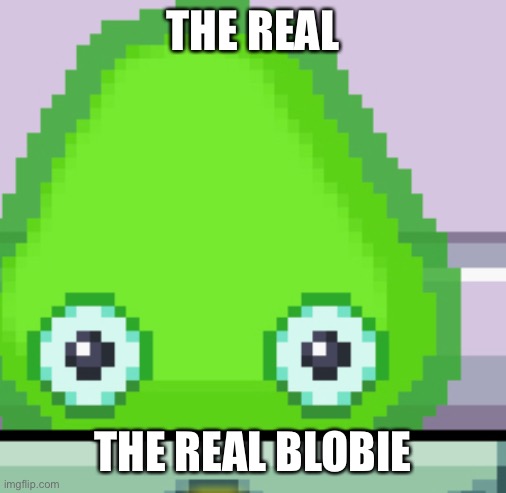 THE REAL; THE REAL BLOBIE | made w/ Imgflip meme maker