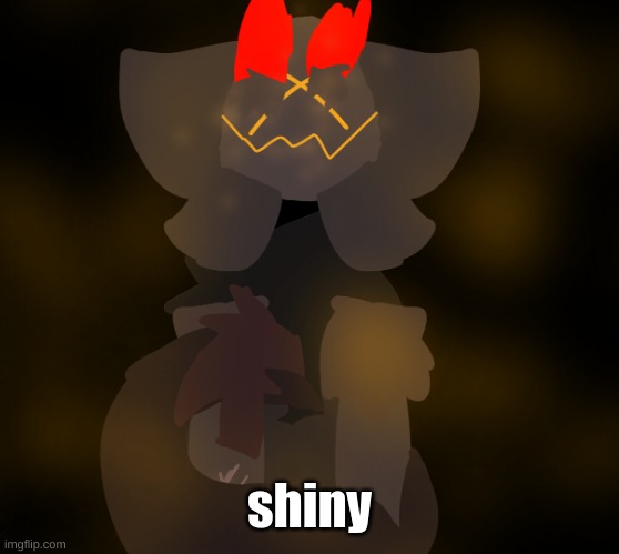 him | shiny | image tagged in him | made w/ Imgflip meme maker