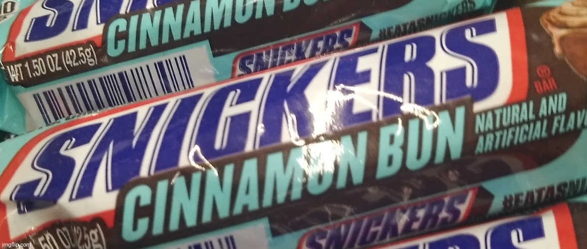holy shit cinna became a snickers bar | made w/ Imgflip meme maker
