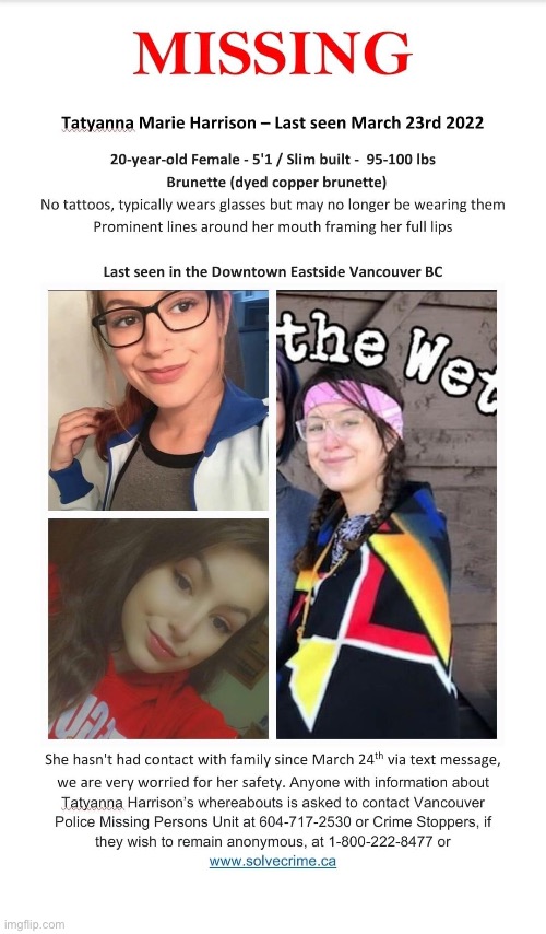 We got a missing local Girl Any info Please Contact the Authorities | image tagged in help | made w/ Imgflip meme maker