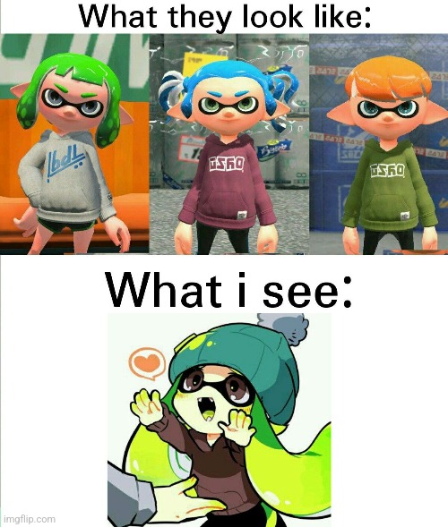 Inklings are so cute!!! | made w/ Imgflip meme maker