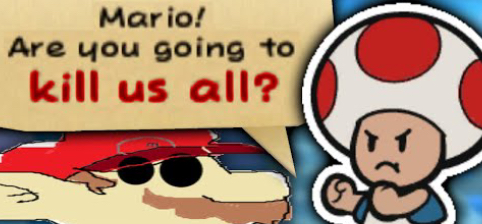 High Quality Mario are you going to kill us all Blank Meme Template