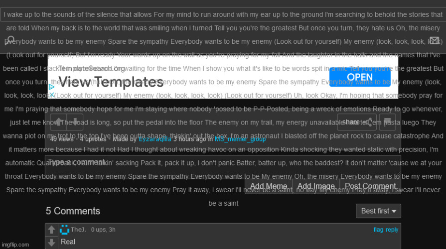 did this while messing around with the inspect tool | made w/ Imgflip meme maker