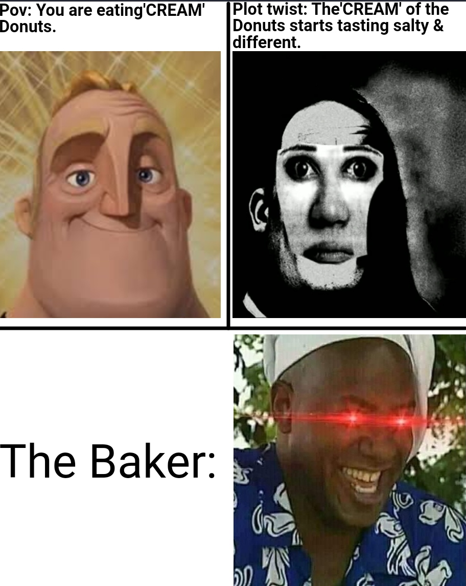 High Quality SuS Baker Blank Meme Template