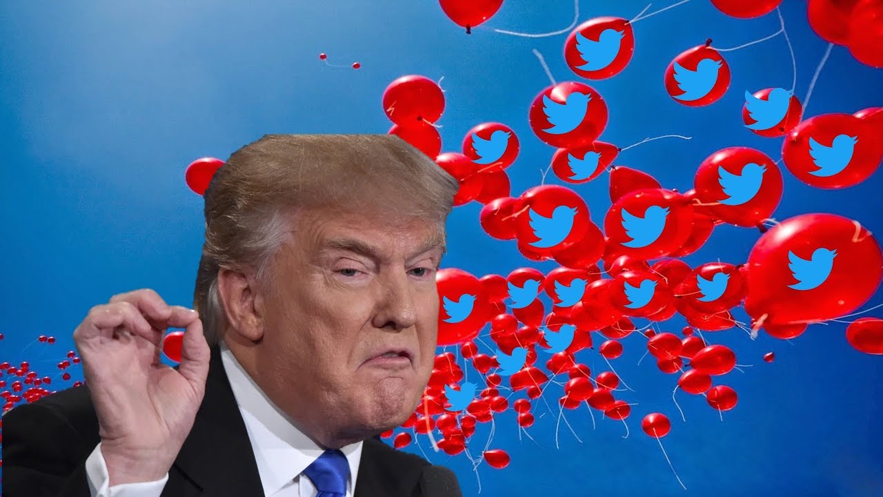 Trump Twitter 99 red balloons Blank Meme Template