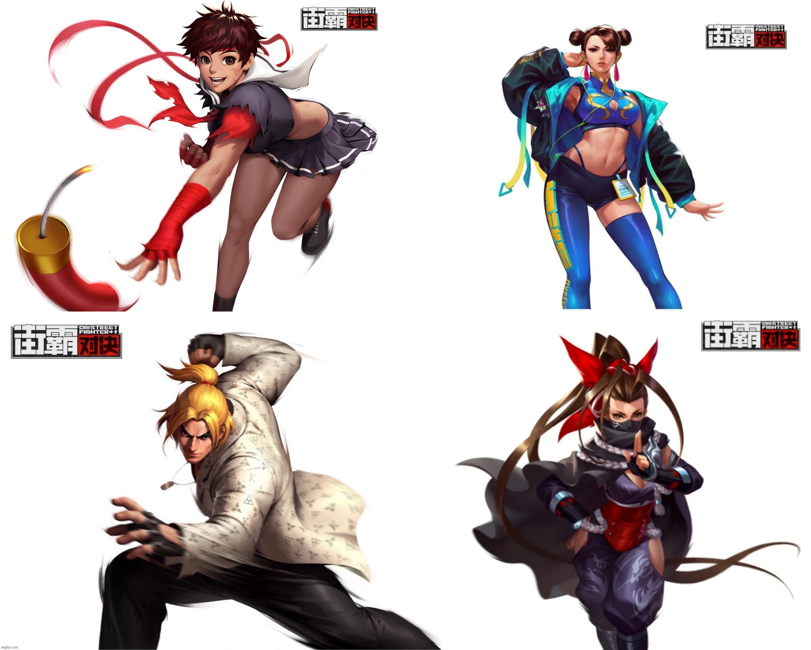 Street Fighter: Duel Concept Art & Characters