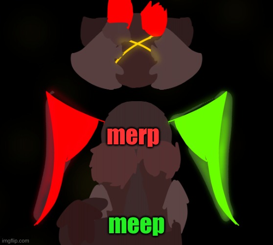 him | merp; meep | image tagged in him | made w/ Imgflip meme maker