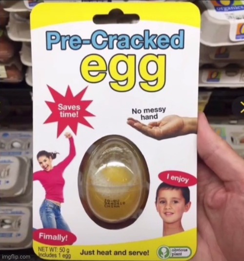 The hell is this for? | image tagged in failure,eggs,you had one job | made w/ Imgflip meme maker